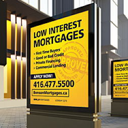 Billboard for Benson Mortgages