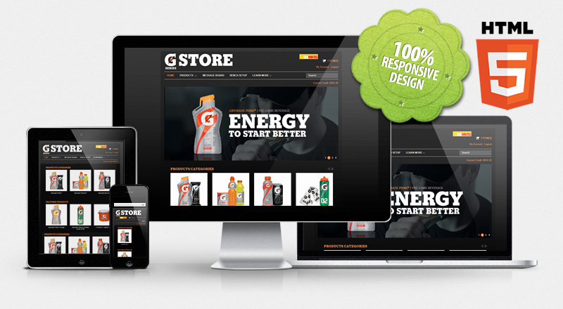 Website for Gatorade Store